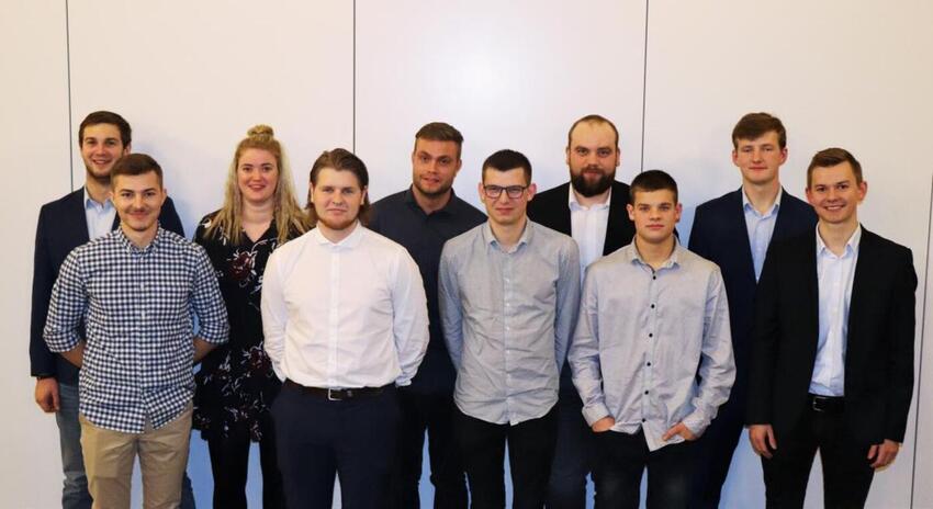 Dimittender fra Bygholm Landbrugsskole