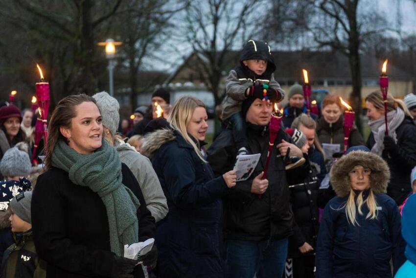 Julemanden kommer til Gedved