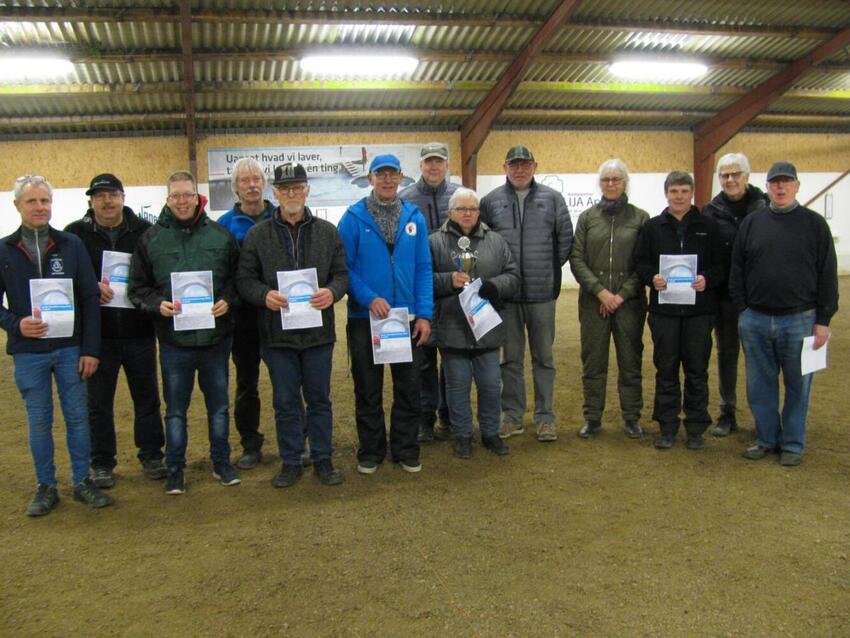 Østbirk Petanque i sløj vintersæson