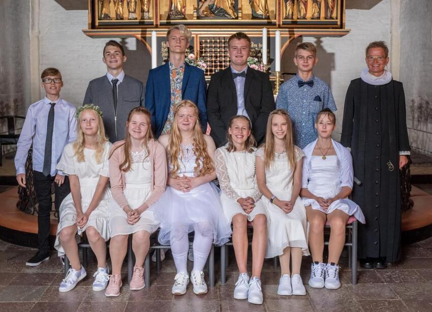 Konfirmeret i Østbirk kirke lørdag 29. august kl. 9