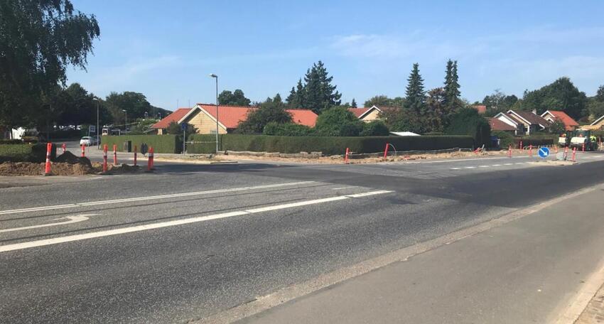 Nu bliver der lavet lyskryds ved Lovbyvej i Horsens