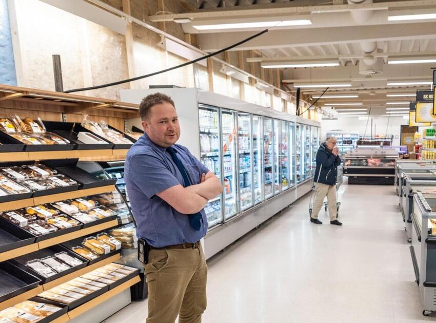 Kold krig i SuperBrugsen Østbirk!!!