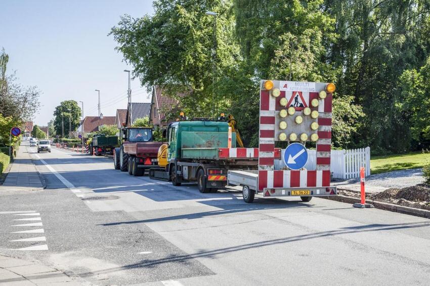 Ny asfalt er på vej på centrale strækninger i Horsens Kommune