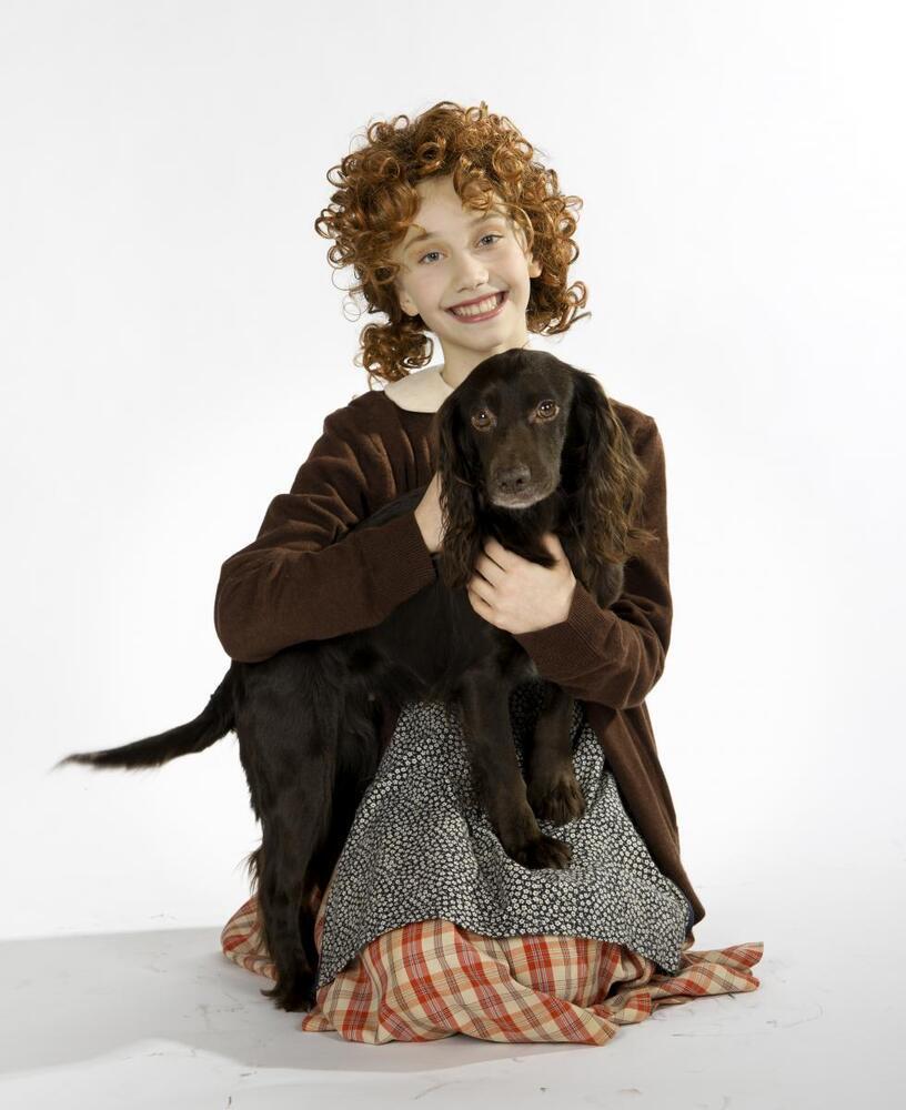 Her er Annie og hendes hund