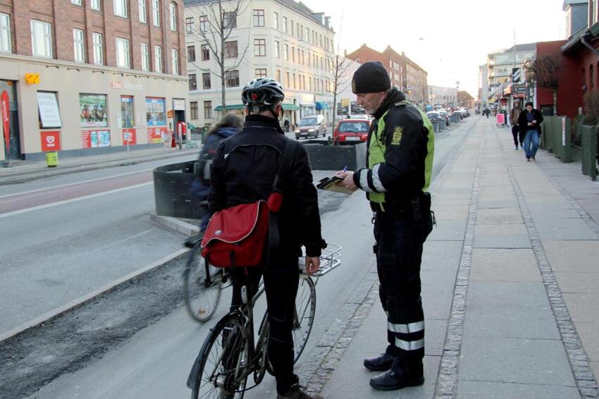 Politiet har fokus på cyklister og knallertkørere