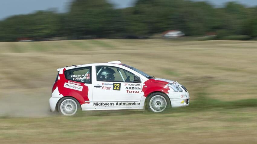 Nielsen og Brodersen forsvarede deres 2. plads i Rally-DM 