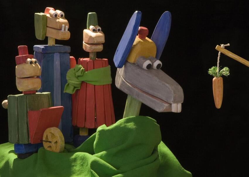 Gubben og æslet