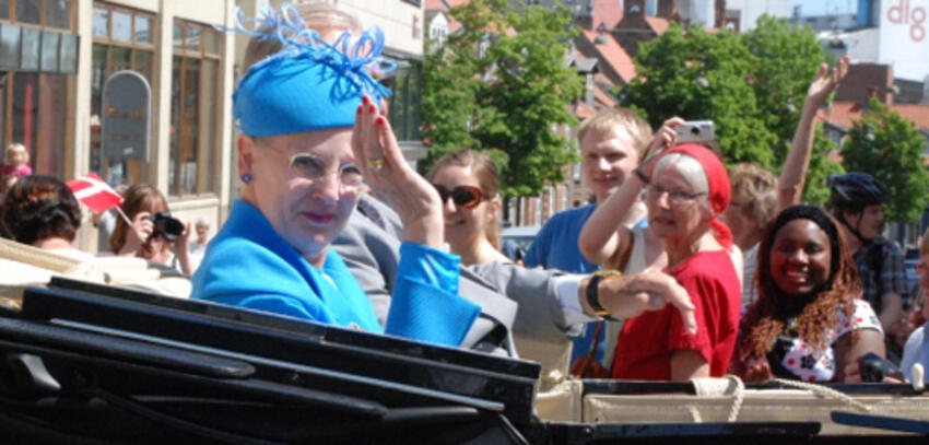 Hendes Majestæt Dronningen fejres på Aarhus Rådhus