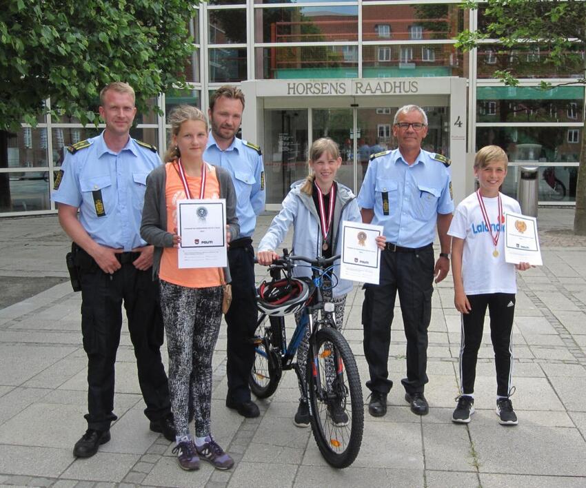 Dygtige elever fra 6. klasser til cyklistprøve i Horsens
