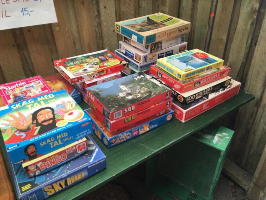 Selvbetjening i genbrugsbutik