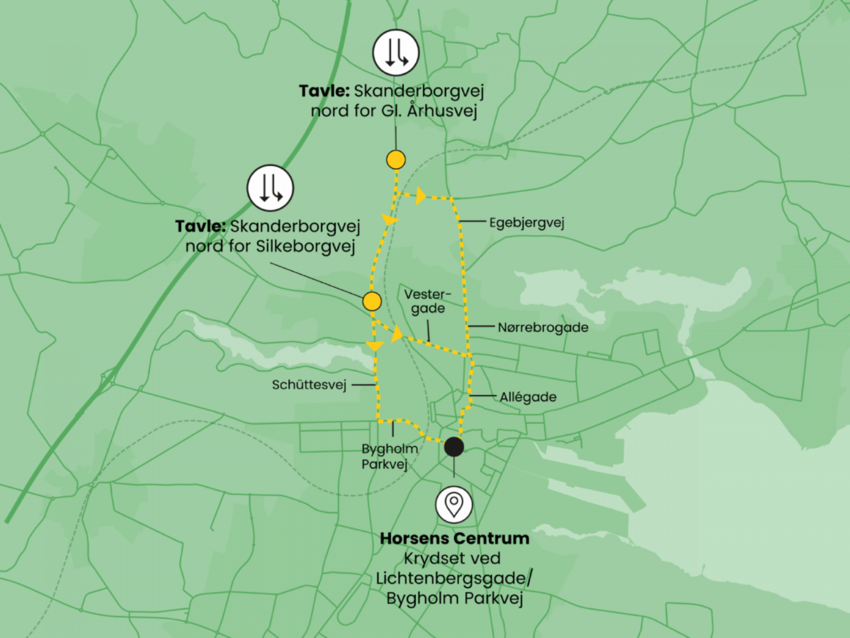 Fem nye rejsetidstavler viser den hurtigste rute for bilister