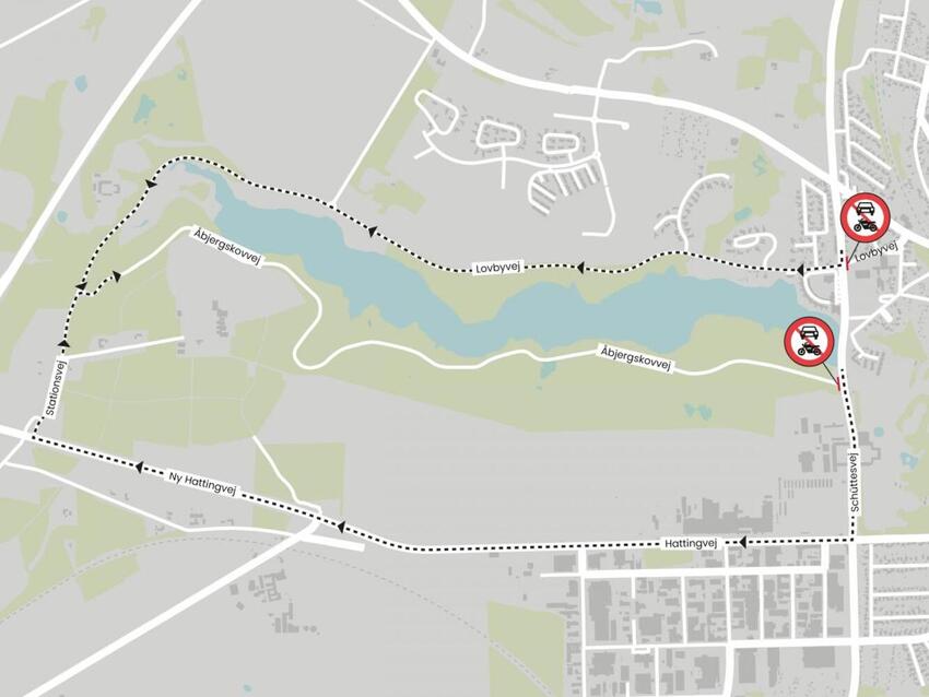 To sideveje til Schüttesvej lukkes fra torsdag
