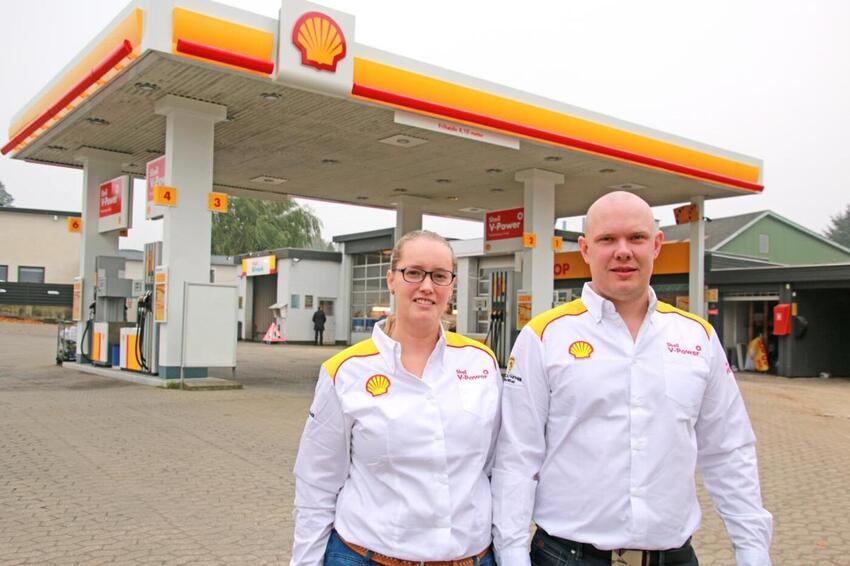 Åbningsfest hos Shell