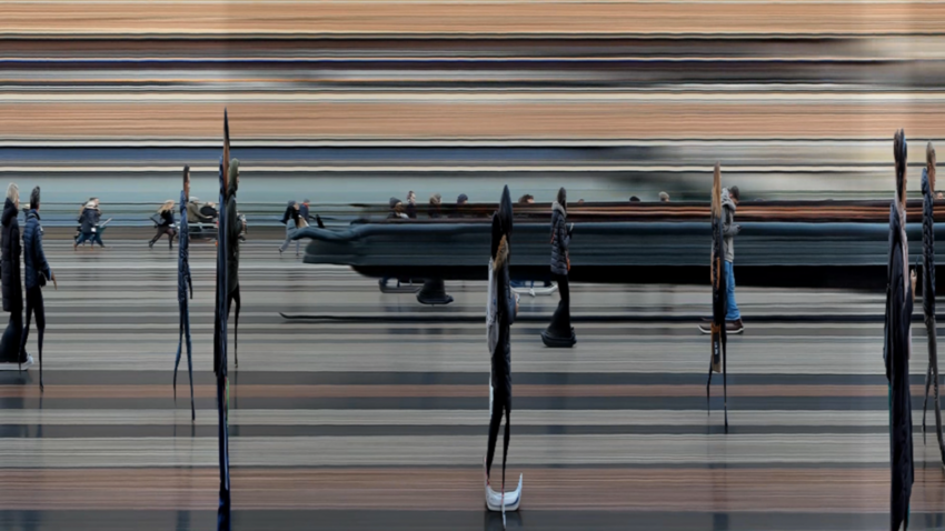 Videokunstværk i KUBEN