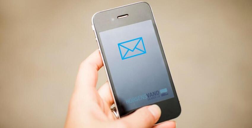 Horsens Vand lancerer hurtig sms-besked til kunderne ved driftsforstyrrelser