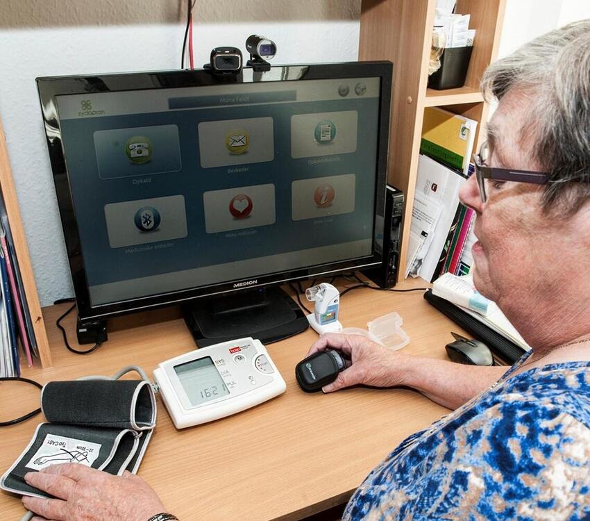 Telemedicin gør livet nemmere for kronisk syge Horsens-borgere