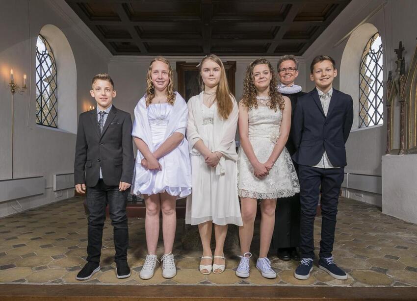 Konfirmeret i Yding Kirke