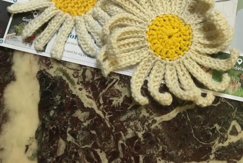 En alternativ margueritrute blomstrer i Horsens