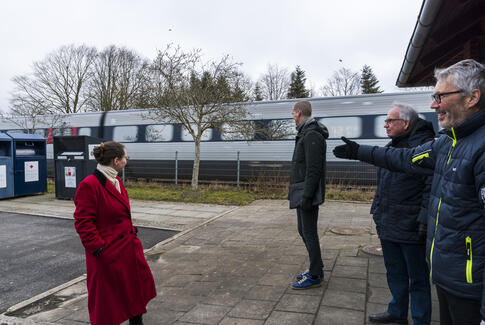Hovedgård viser stationen frem