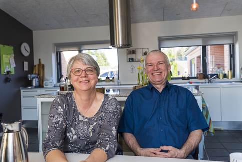Per og Jytte sælger lokalområdet