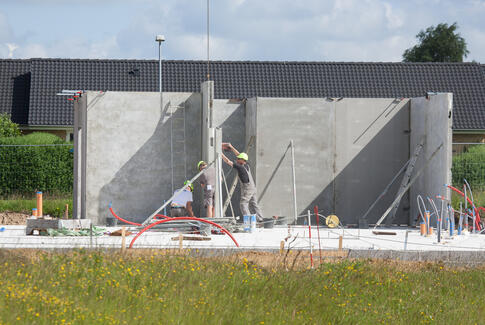 16 nye parcelhuse om dagen de sidste ti år