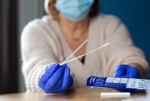 Hurtigtest i Torstedhallen fra onsdag morgen