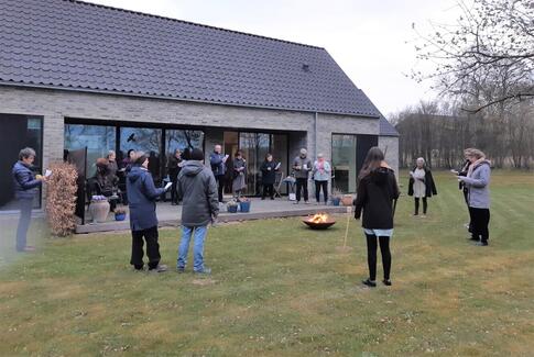 Store Bededag i præstegårdshaven