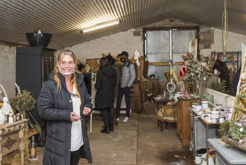 Masser af kunder til marked i Egebjerg