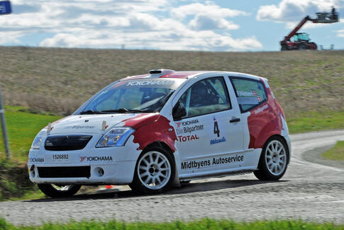 2. afdeling af Rally DM blev en usædvanlig udfordring