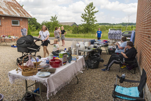 Varmt loppemarked i Sattrup