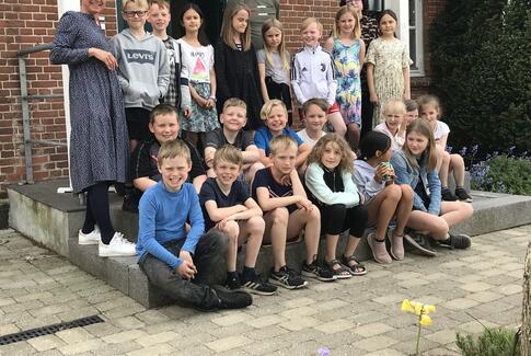 Juniorkonfirmander i Østbirk Præstegård