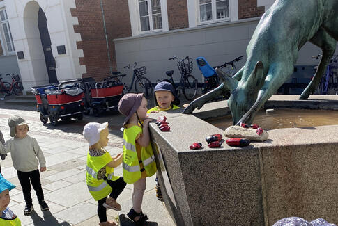 Mariehøns for pasningsordningen blev set af mange