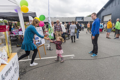 Der var trængsel og god stemning i Brædstrup