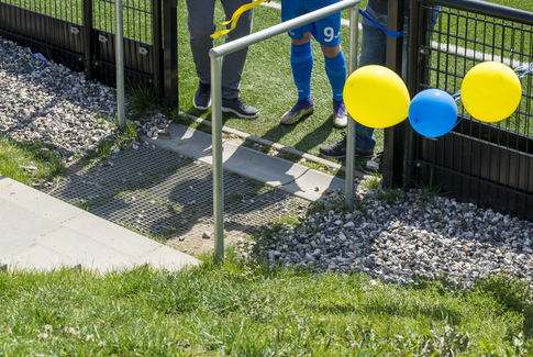 Indvielse af kunstgræsbane i Hovedgård