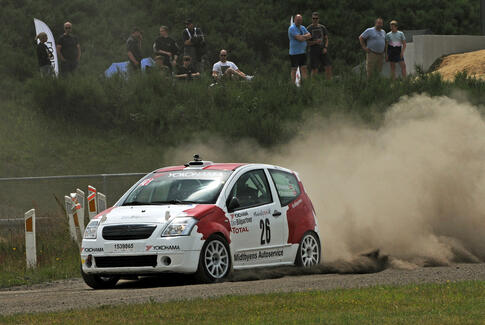 Nielsen og Brodersen forsvarer deres stilling i Rally DM