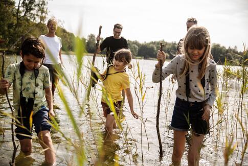 Hver fjerde børnefamilie kommer mere i naturen nu end før corona