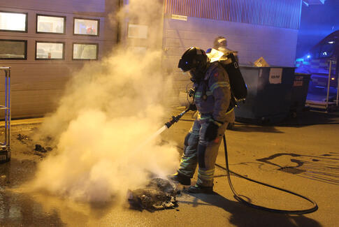 Mindre brand på Industrivej i Østbirk