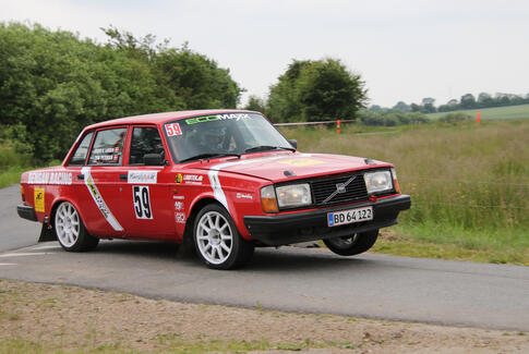 Lokalt rallyteam er Danmarksmestre