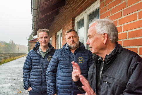 LA så på togstop i Hovedgård