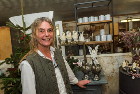 Tina inviterer til julemarked i Egebjerg