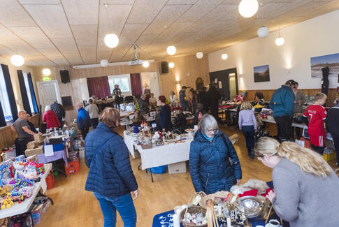 Loppemarked i Vestbirk Forsamlingshus