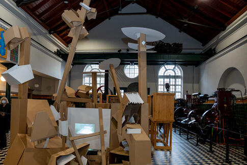 Fernisering på ”Maskineriet” på Industrimuseet