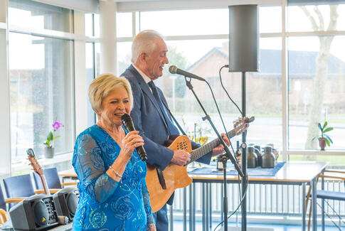 Keld og Hilda besøgte Tamdrupcentret