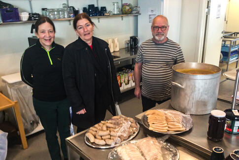 Donation til Kirkens Korshærs varmestue