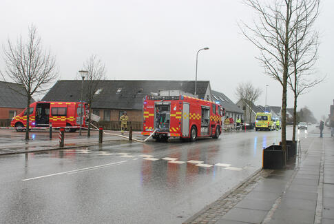 112: Brand i rækkehus i Østbirk
