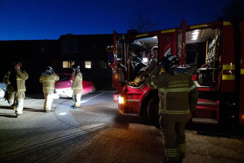112: Brandvæsnet fjernede væske i Brædstrup