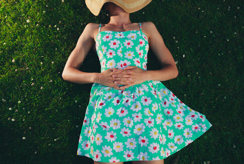 Klar til modeshow på Birkebo