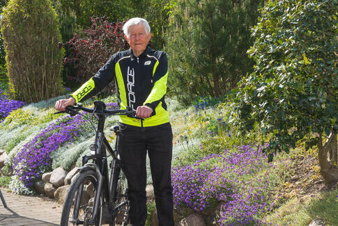 Børge cykler langt året rundt