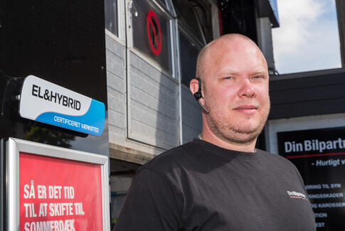 Martin i Østbirk er klar til el- og hybridbiler