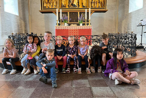 Gudstjeneste for børn i Østbirk Kirke